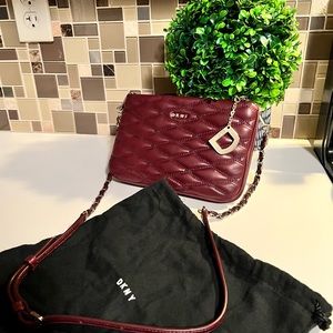 DNKY MAROON PURSE